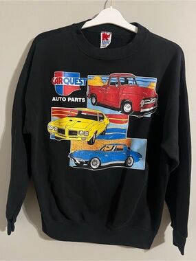 Vintage CarQuest Auto Parts Crewneck  Sweatshirt
